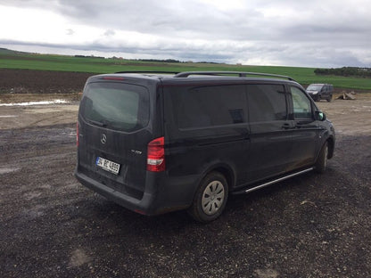 Roof rails black ELITE (Plast. feet) for Mercedes Vito / V-class W447 2014↗ year - image 7