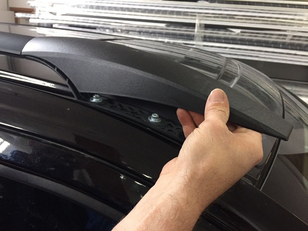 Roof rails black ELITE (Plast. feet) for Mercedes Vito / V-class W447 2014↗ year - image 13