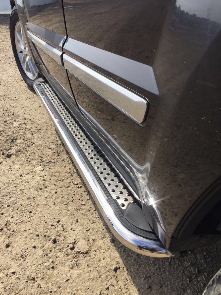 Side Steps Maydos V2 (2 pcs, stainless steel) for Jeep Grand Cherokee WK 2004-2010 - image 1