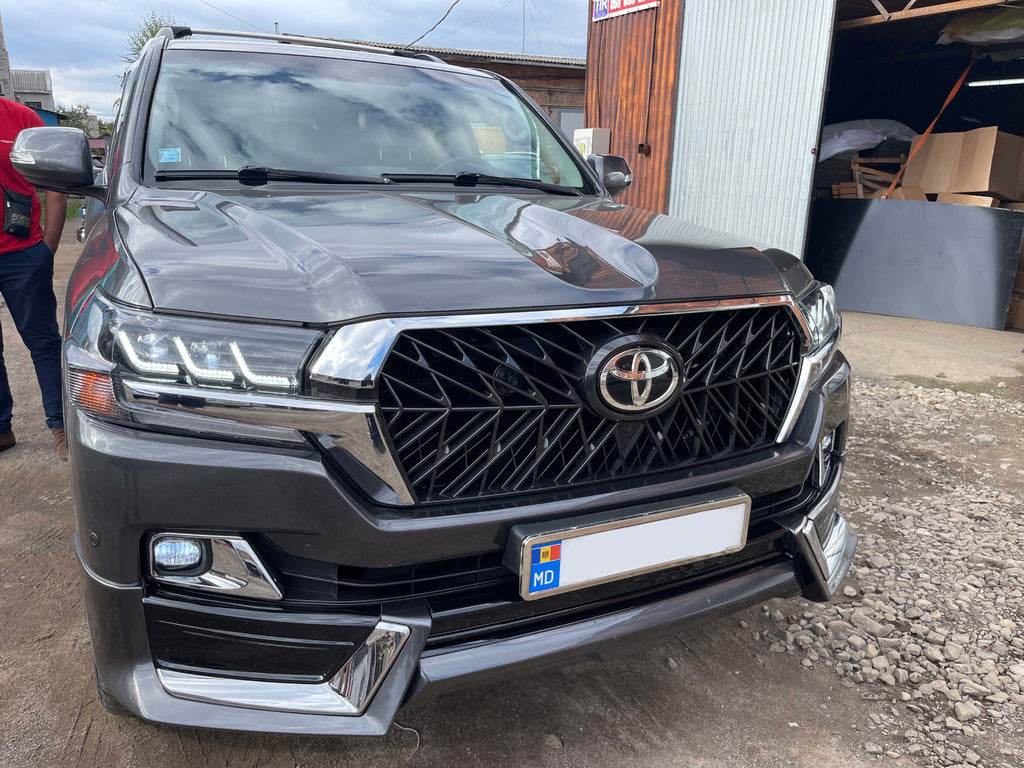 Front lights 2016+ (LX-Design) for Toyota Land Cruiser 200 - Reelken Auto