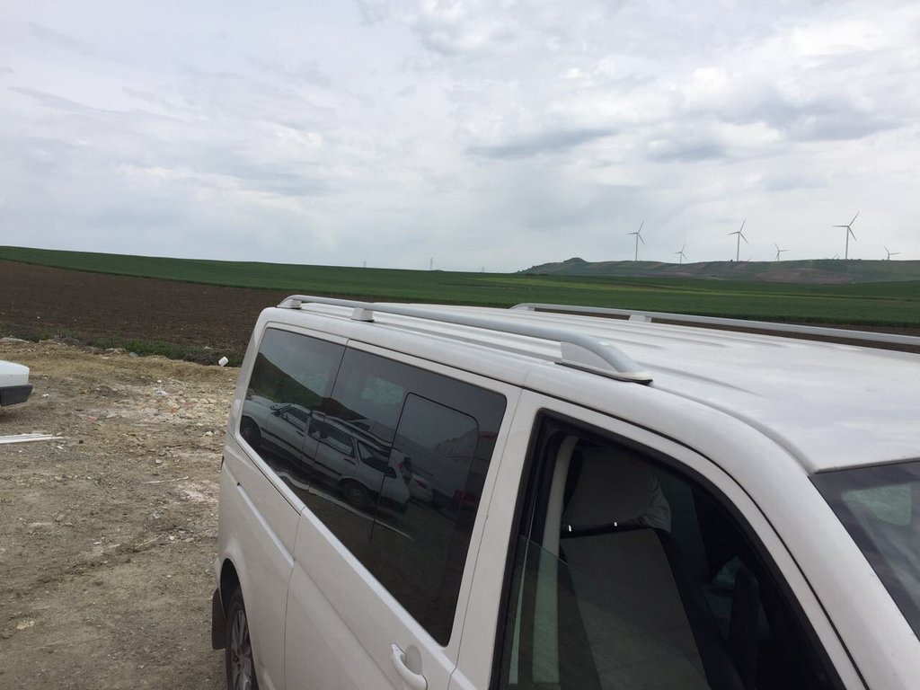 Skyport Roof Rails (white) for Volkswagen T5 Multivan 2003-2010 - image 4