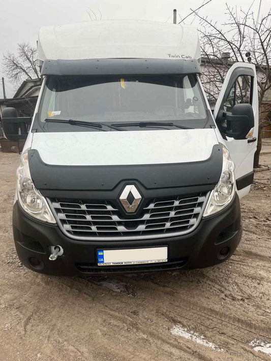The hood deflector 2015-2019 (EuroCap) for Renault Master 2011-2023 - Reelken Auto