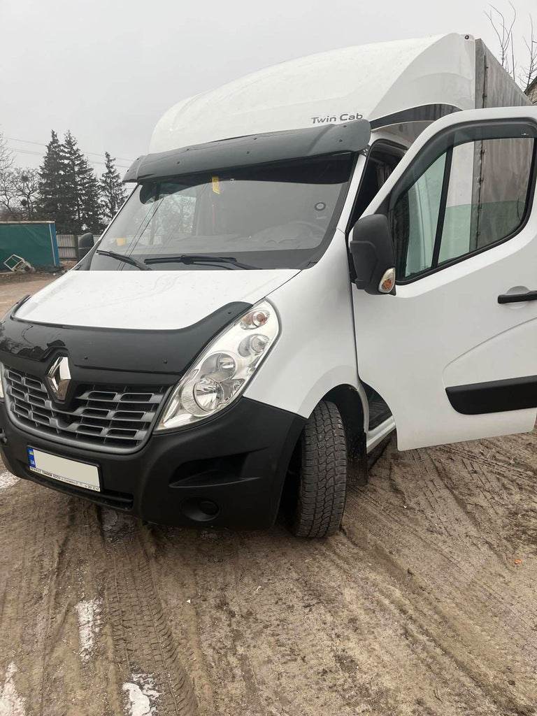 The hood deflector 2015-2019 (EuroCap) for Renault Master 2011-2023 - Reelken Auto