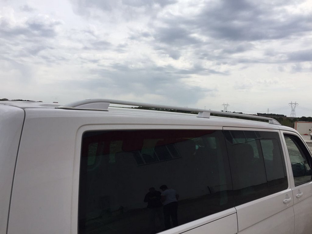 Skyport Roof Rails (white) for Volkswagen T5 Caravelle 2004-2010 - image 8