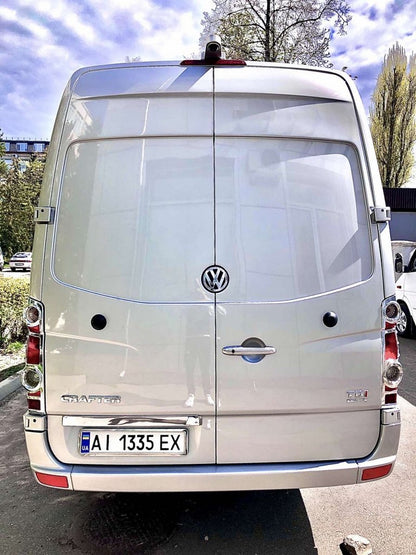 Chrome Tail Light Covers (2 pcs, plastic) for Volkswagen Crafter 2006-2016 - image 3