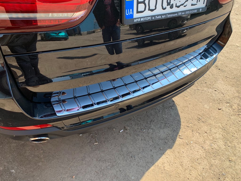 Rear Bumper Protector Trim (OmsaLine) for BMW X5 F-15 2013-2018 - image 2