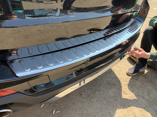 Rear bumper protector (Carmos) for BMW X5 F15 2013-2018 - image 2