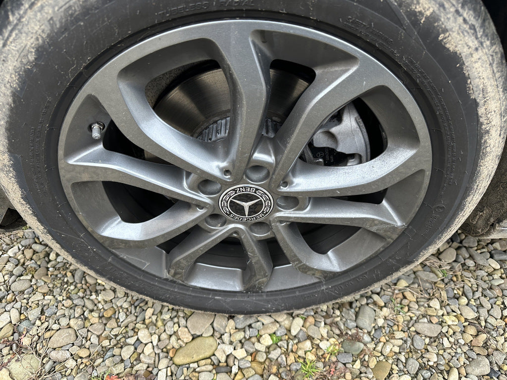 Wheel center caps 71/75 mm without ring (4 pcs, black V2) for Mercedes - image 5