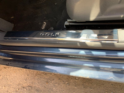 Interior door sill plates stainless steel (2 pcs) for Volkswagen Golf 5 2003-2009 - image 3