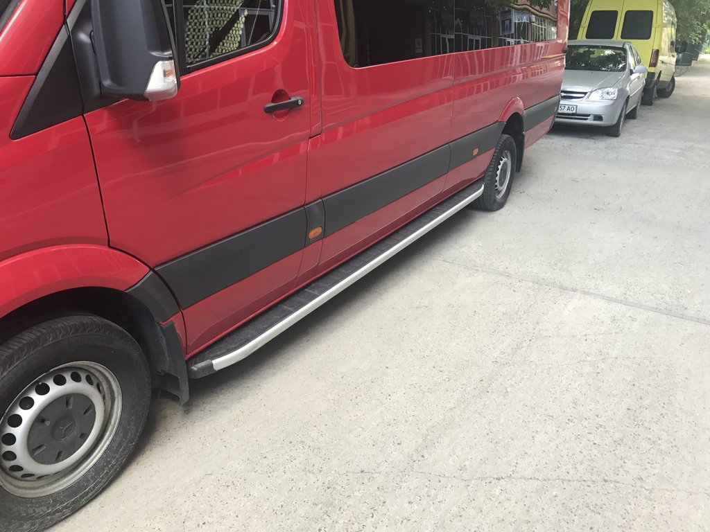 Side Steps Fullmond (2 pcs, aluminum) for Mercedes Sprinter W906 2006-2018 - image 2