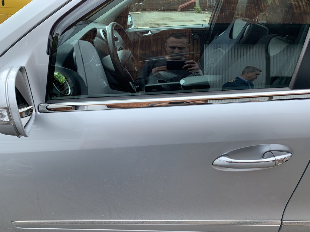 The outer edging of the glass (4 pieces, stainless steel) for Mercedes ML W164 - image 4