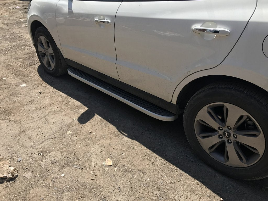 Side Steps Tayga Grey (2 pcs, Aluminum) for Hyundai Santa Fe 2 2006-2012 - image 4