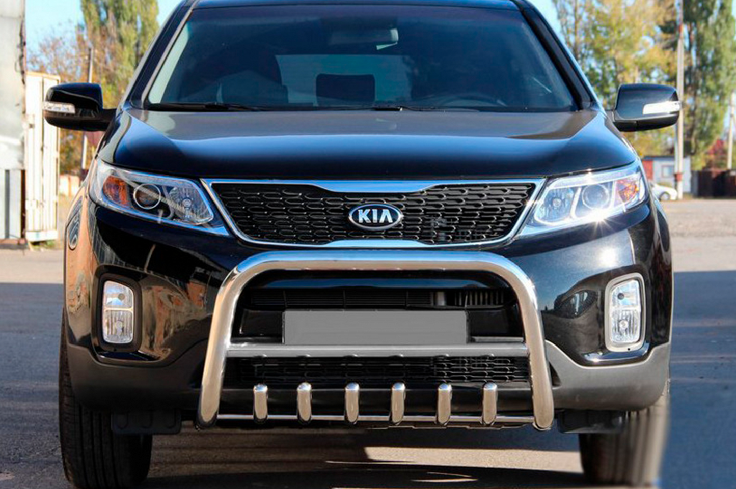 Bull Bar WT021 (Stainless Steel) for Kia Sorento II XM 2009-2014 - image 1
