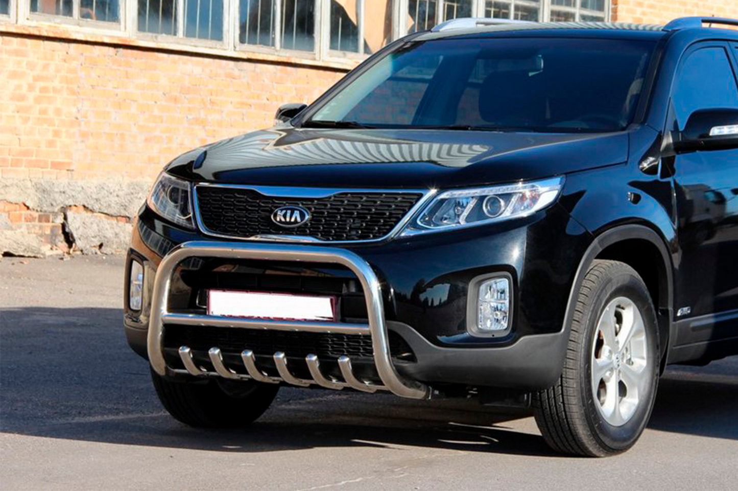 Bull Bar WT021 (Stainless Steel) for Kia Sorento II XM 2009-2014 - image 2