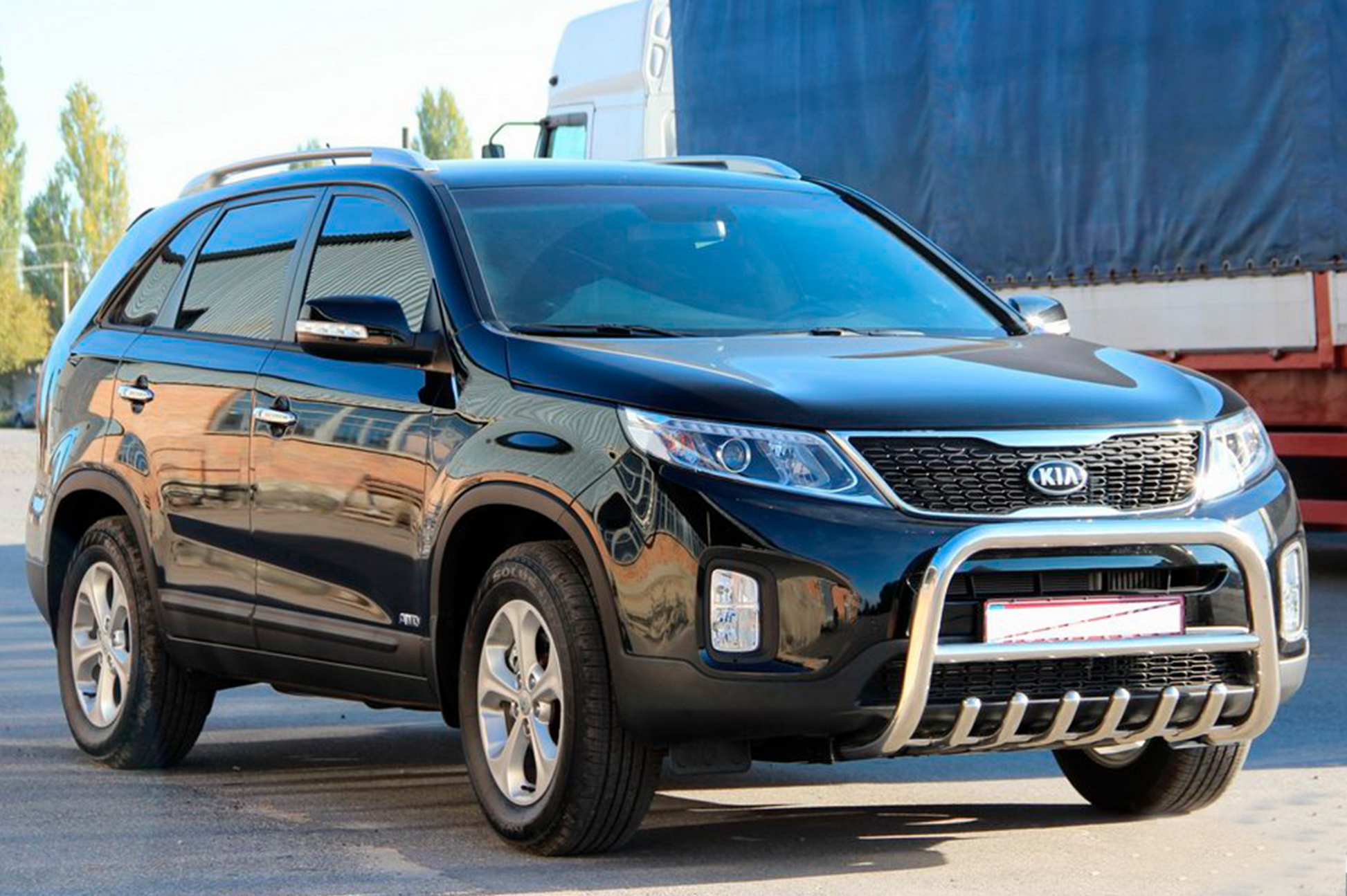 Bull Bar WT021 (Stainless Steel) for Kia Sorento II XM 2009-2014 - image 3