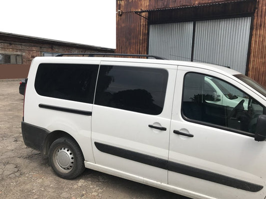 Black Roof Rails for Citroen Jumpy 2007-2017 - image 1