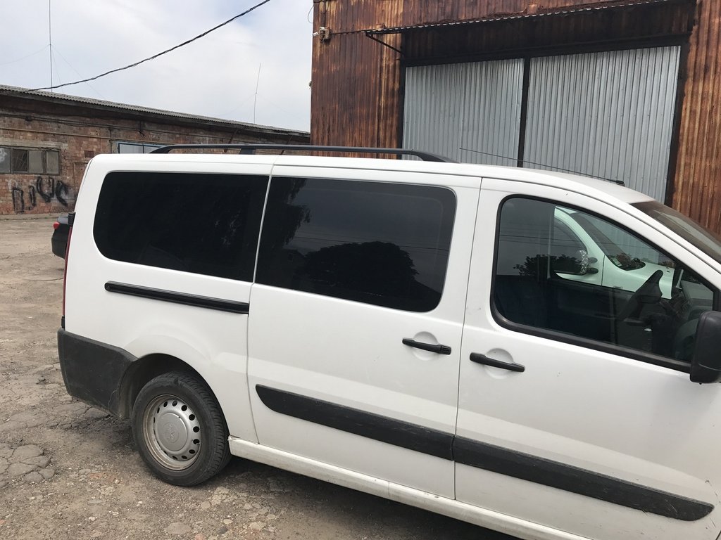 Roof rails, Black color for Fiat Scudo 2007-2015 - image 3