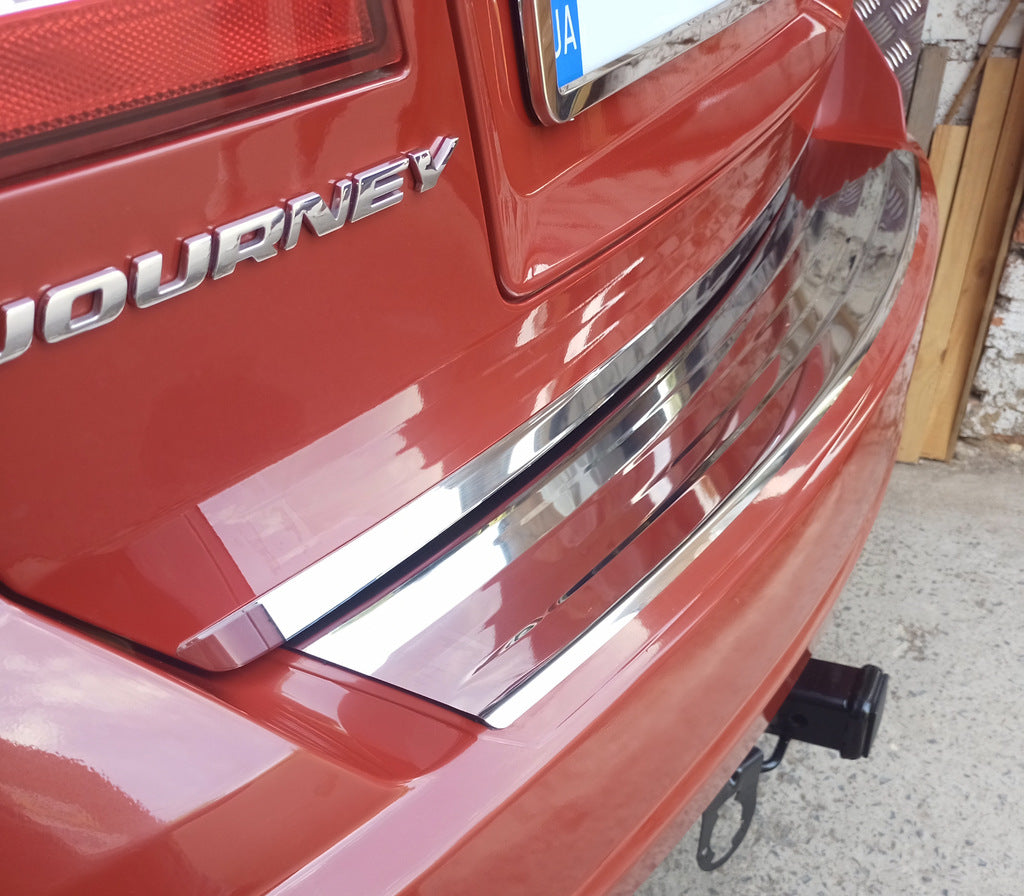 Rear Bumper Protector Carmos Stainless Steel for Fiat Freemont 2011-2016 - image 3