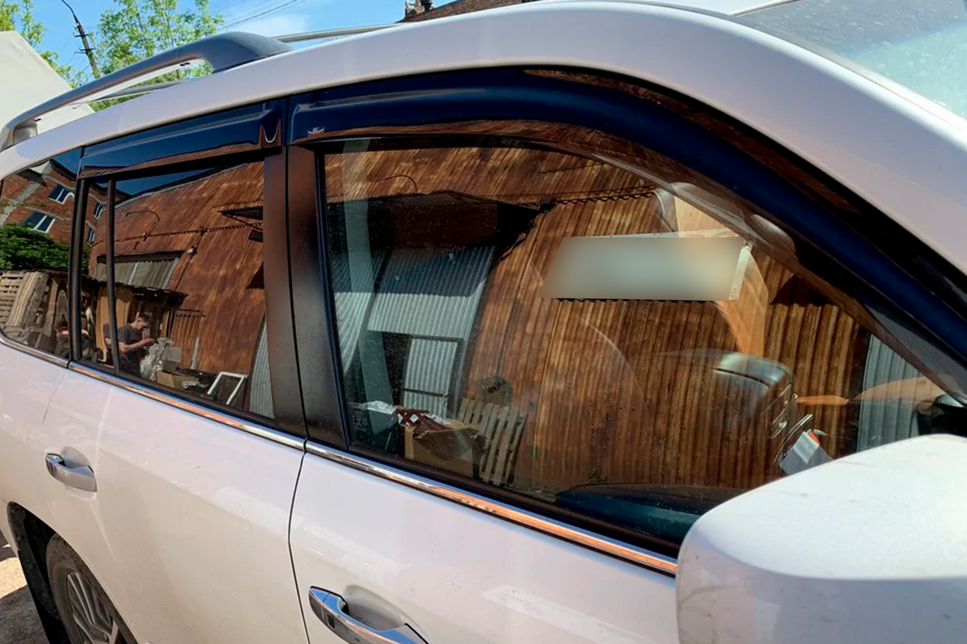 Window Deflectors 8 cm (4 pcs, HIC) for Lexus LX570/450d 2008-2022 - image 20