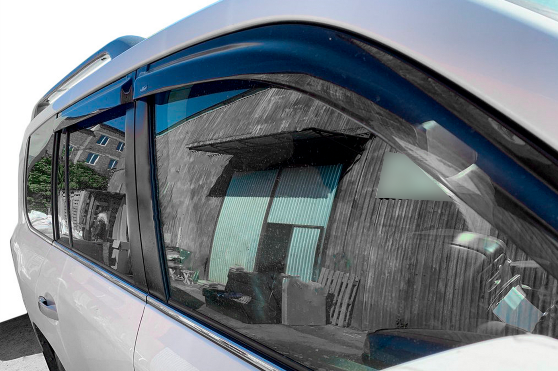 Window Deflectors 8 cm (4 pcs, HIC) for Lexus LX570/450d 2008-2022 - image 22