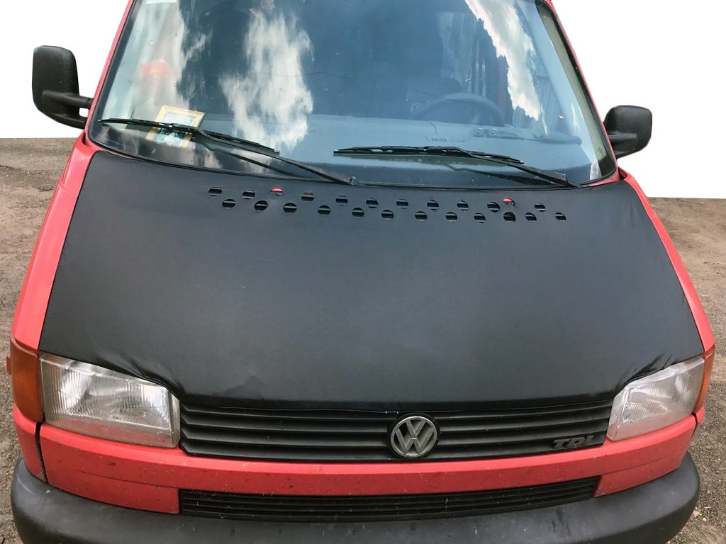 Hood cover for flat hood (leatherette) for Volkswagen T4 Transporter 1990-2003 - image 5