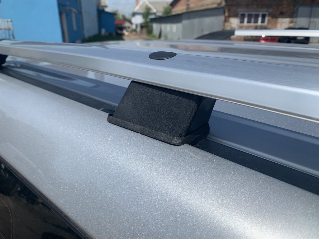 Turkish design roof rails (Chrome, 2 pcs) for Toyota Land Cruiser Prado 150 - image 5