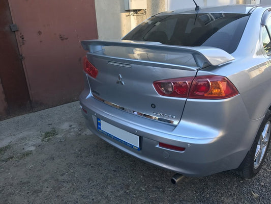 Trim edge, rear (stainless) for Mitsubishi Lancer X 2008↗ - image 2