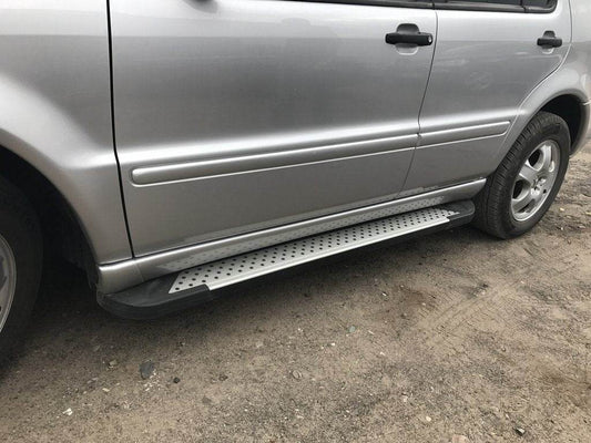 Side sills Allmond Grey (2 pieces, aluminum) for Mercedes ML W163 - Reelken Auto