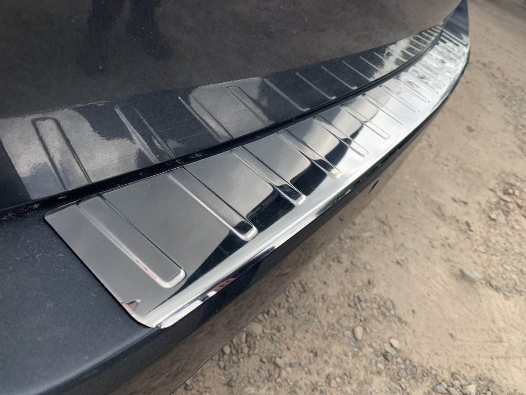 Cover on the rear bumper Carmos (SW, stainless steel) for Mercedes E-class W212 2009-2016 - Reelken Auto