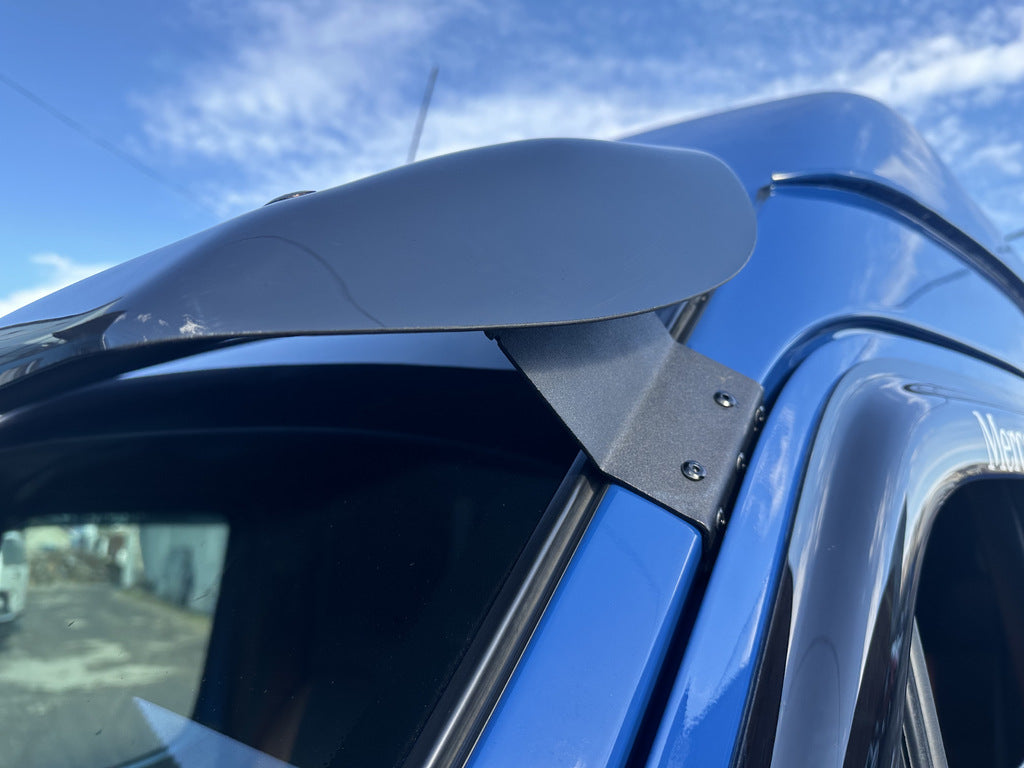 Windshield visor (black gloss, 5mm) for Mercedes Sprinter W901/902/903/904/905 1995-2006 - image 5