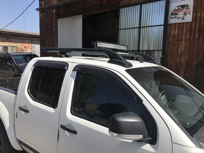 Roof rails with crossbars (2 pcs, black) for Toyota Hilux 2006-2015 - image 4