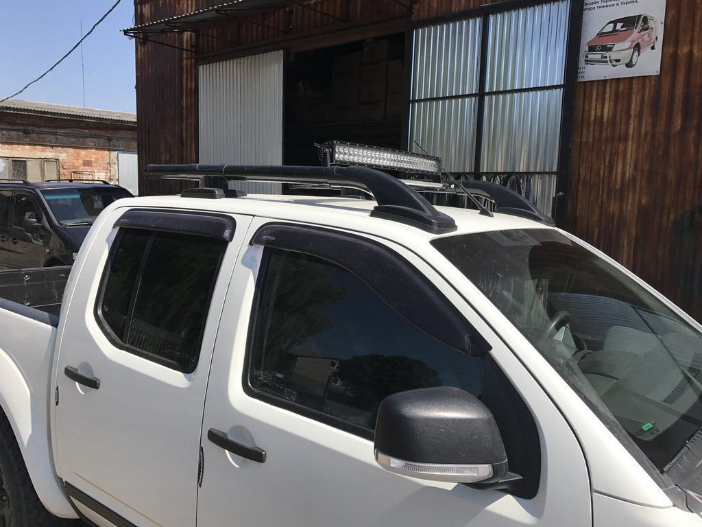 Roof rails with crossbars (2 pcs, black) for Toyota Hilux 2006-2015 - image 4