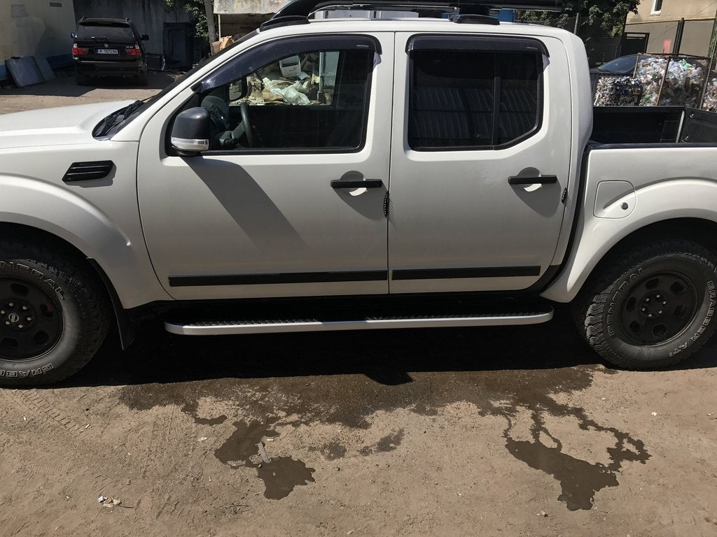 Side Steps Tayga (2 pcs, Aluminum) for Nissan Navara 2006-2015 - image 3