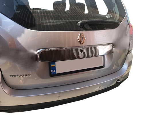 One-Piece Chrome Trim Above License Plate (Stainless Steel) for Renault Duster 2008-2017 - image 1