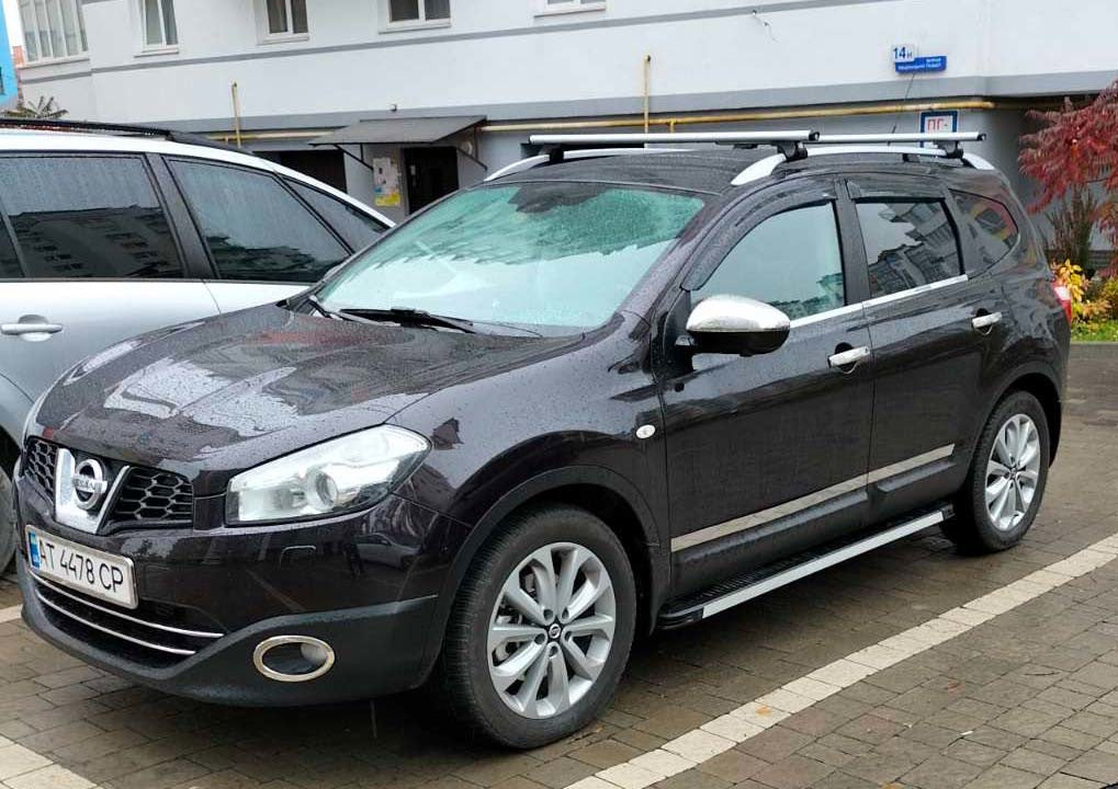 Side Steps Maya V1 (2 pcs, Aluminum) for Nissan Qashqai 2010-2014 - image 3