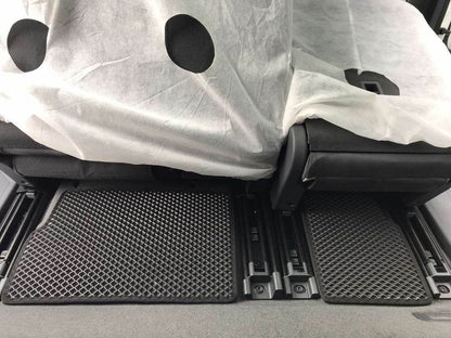 EVA mats (3 rows, black) for Volkswagen ID.6 - Reelken Auto