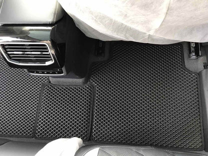 EVA mats (3 rows, black) for Volkswagen ID.6 - Reelken Auto