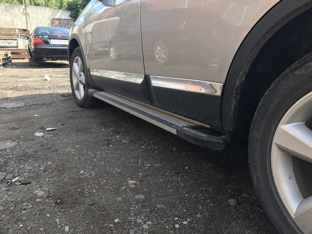 Side Steps Rainbow (2 pcs, aluminum) for Nissan Qashqai 2010-2014 - image 2