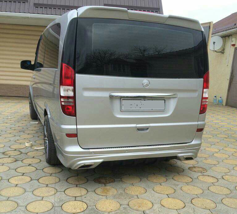 AMG Rear Bumper Cover (primed for painting) for Mercedes Vito W639 2004-2014 - image 3