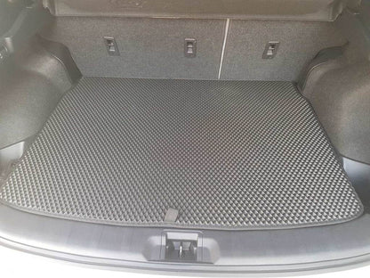 Trunk mat (EVA, black) for Nissan Qashqai 2014-2021 - Reelken Auto