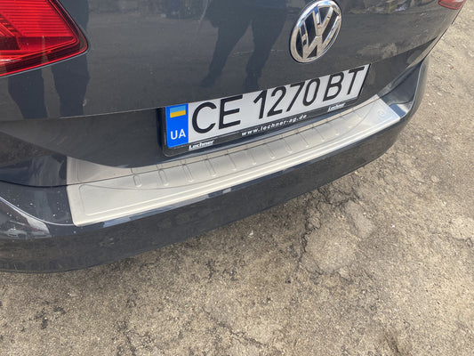Rear Bumper Protector OmsaLine Stainless Steel for Volkswagen Passat B8 2015-2023 - image 2