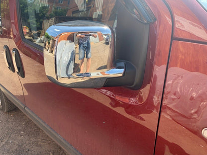 Chrome Mirror Covers (2 pcs) for Citroen Nemo 2007-2017 - image 1