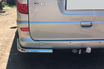 Rear Corner Bars AK003 (2 pcs, stainless steel) for Mercedes Vito W639 2004-2014 - image 6