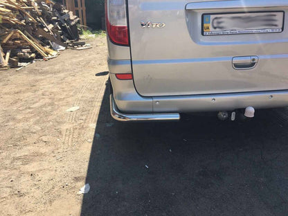 Rear corners AK003 (2 PCs, stainless steel) for Mercedes Vito W639 2004-2014 - image 6