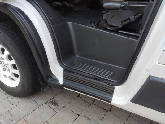 Pads for door sills EuroCap (2 pieces, ABS) for Citroen Jumper 2007-2025 - Reelken Auto