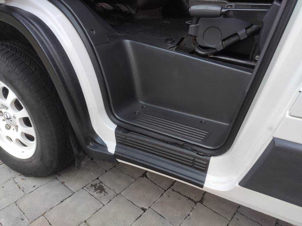 Pads for door sills EuroCap (2 pieces, ABS) for Peugeot Boxer 2006-2025 - Reelken Auto