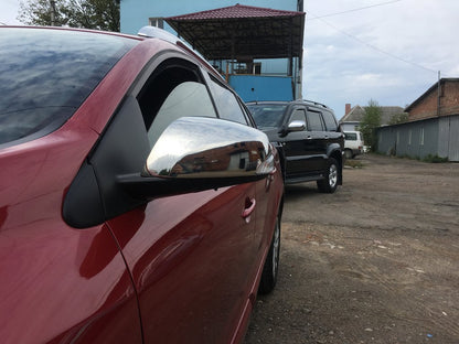 Covers for mirrors (2 pcs, stainless steel.) for Renault Fluence 2009-2016 - image 5