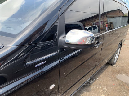 Chrome Mirror Covers VITO 2010-2014 (2 pcs) for Mercedes Viano 2004-2014 - image 9