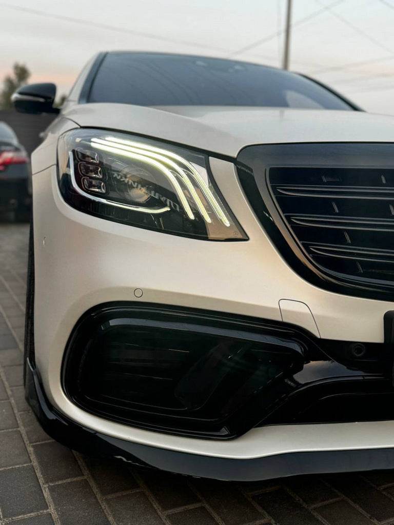 Restyling front lights with blocks (OEM) for Mercedes S-class W222 - Reelken Auto