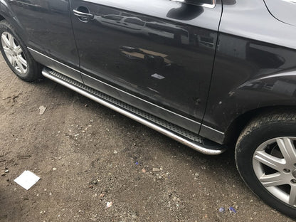 Side Steps Maydos V2 (2 pcs, Aluminum & Stainless Steel) for Audi Q7 2005-2015 - image 2